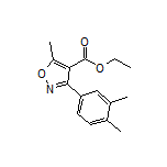 Ethyl 3-(3,4-Dimethylphenyl)-5-methylisoxazole-4-carboxylate