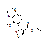 Ethyl 5-Methyl-3-(2,3,4-trimethoxyphenyl)isoxazole-4-carboxylate