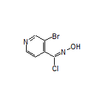 3-Bromo-N-hydroxypyridine-4-carbimidoyl Chloride