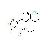 Ethyl 5-Methyl-3-(6-quinolyl)isoxazole-4-carboxylate