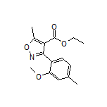 Ethyl 3-(2-Methoxy-4-methylphenyl)-5-methylisoxazole-4-carboxylate
