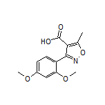 3-(2,4-Dimethoxyphenyl)-5-methylisoxazole-4-carboxylic Acid