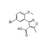 3-(5-Bromo-2-methoxyphenyl)-5-methylisoxazole-4-carboxylic Acid
