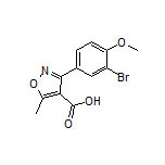 3-(3-Bromo-4-methoxyphenyl)-5-methylisoxazole-4-carboxylic Acid