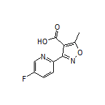 3-(5-Fluoro-2-pyridyl)-5-methylisoxazole-4-carboxylic Acid