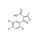 5-Methyl-3-(2,4,5-trifluorophenyl)isoxazole-4-carboxylic Acid