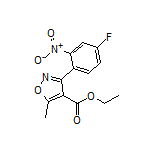 Ethyl 3-(4-Fluoro-2-nitrophenyl)-5-methylisoxazole-4-carboxylate