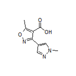 5-Methyl-3-(1-methyl-4-pyrazolyl)isoxazole-4-carboxylic Acid