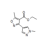 Ethyl 5-Methyl-3-(1-methyl-4-pyrazolyl)isoxazole-4-carboxylate