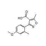 3-(4-Methoxy-2-methylphenyl)-5-methylisoxazole-4-carboxylic Acid