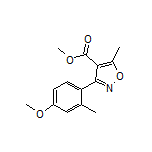 Methyl 3-(4-Methoxy-2-methylphenyl)-5-methylisoxazole-4-carboxylate