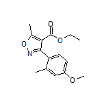 Ethyl 3-(4-Methoxy-2-methylphenyl)-5-methylisoxazole-4-carboxylate