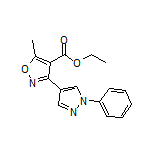 Ethyl 5-Methyl-3-(1-phenyl-4-pyrazolyl)isoxazole-4-carboxylate