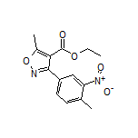 Ethyl 5-Methyl-3-(4-methyl-3-nitrophenyl)isoxazole-4-carboxylate