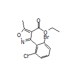 Ethyl 3-(2-Bromo-6-chlorophenyl)-5-methylisoxazole-4-carboxylate