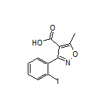 3-(2-Iodophenyl)-5-methylisoxazole-4-carboxylic Acid
