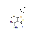 1-Cyclopentyl-3-iodo-1H-pyrazolo[3,4-d]pyrimidin-4-amine