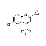 6-Chloro-2-cyclopropyl-4-(trifluoromethyl)quinoline