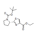 Ethyl 2-(S)-(1-Boc-pyrrolidin-2-yl)thiazole-4-carboxylate