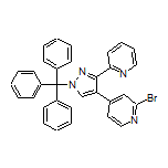 2-Bromo-4-[3-(pyridin-2-yl)-1-trityl-1H-pyrazol-4-yl]pyridine