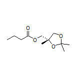 (S)-(2,2,4-Trimethyl-1,3-dioxolan-4-yl)methyl Butyrate