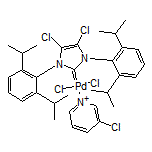 (SP-4-1)-[1,3-Bis[2,6-bis(1-methylethyl)phenyl]-4,5-dichloro-1,3-dihydro-2H-imidazol-2-ylidene]dichloro(3-chloropyridine-κN)palladium