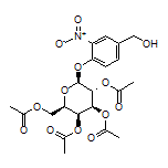 2-(Acetoxymethyl)-6-[4-(hydroxymethyl)-2-nitrophenoxy]tetrahydro-2H-pyran-3,4,5-triyl (2R,3S,4S,5R,6S)-Triacetate