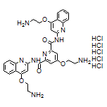 4-(2-Aminoethoxy)-N2,N6-bis[4-(2-aminoethoxy)-2-quinolyl]pyridine-2,6-dicarboxamide Pentahydrochloride