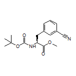 Methyl (S)-2-(Boc-amino)-3-(3-cyanophenyl)propanoate