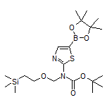2-[Boc[[2-(trimethylsilyl)ethoxy]methyl]amino]thiazole-5-boronic Acid Pinacol Ester