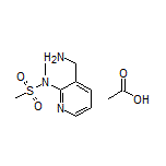 N-[3-(Aminomethyl)-2-pyridyl]-N-methylmethanesulfonamide Acetate