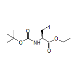 Ethyl (R)-2-(Boc-amino)-3-iodopropanoate