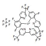 4,4’-Bis(trifluoromethyl)-2,2’-bipyridinebis[3,5-difluoro-2-(5-trifluoromethyl-2-pyridyl)phenyl]Iridium(III) Hexafluorophosphate