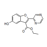 Ethyl 5-Hydroxy-2-(2-pyrazinyl)benzofuran-3-carboxylate