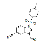 3-Formyl-1-tosyl-1H-indole-5-carbonitrile