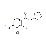 2-Cyclopentyl-1-(2,3-dichloro-4-methoxyphenyl)ethanone