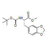 Methyl (S)-3-(Benzo[d][1,3]dioxol-5-yl)-2-(Boc-amino)propanoate