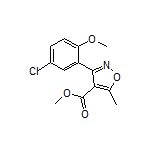 Methyl 3-(5-Chloro-2-methoxyphenyl)-5-methylisoxazole-4-carboxylate