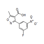 3-(3-Fluoro-5-nitrophenyl)-5-methylisoxazole-4-carboxylic Acid