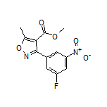 Methyl 3-(3-Fluoro-5-nitrophenyl)-5-methylisoxazole-4-carboxylate