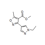 Methyl 3-(1-Ethyl-4-pyrazolyl)-5-methylisoxazole-4-carboxylate