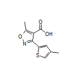 5-Methyl-3-(4-methyl-2-thienyl)isoxazole-4-carboxylic Acid