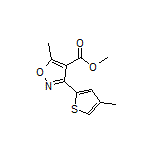 Methyl 5-Methyl-3-(4-methyl-2-thienyl)isoxazole-4-carboxylate
