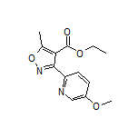 Ethyl 3-(5-Methoxy-2-pyridyl)-5-methylisoxazole-4-carboxylate