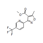 Methyl 5-Methyl-3-[5-(trifluoromethyl)-2-pyridyl]isoxazole-4-carboxylate