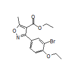 Ethyl 3-(3-Bromo-4-ethoxyphenyl)-5-methylisoxazole-4-carboxylate