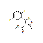 Methyl 3-(2-Fluoro-5-iodophenyl)-5-methylisoxazole-4-carboxylate