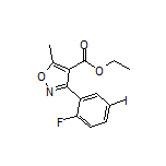 Ethyl 3-(2-Fluoro-5-iodophenyl)-5-methylisoxazole-4-carboxylate