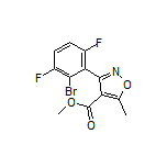 Methyl 3-(2-Bromo-3,6-difluorophenyl)-5-methylisoxazole-4-carboxylate