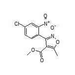 Methyl 3-(4-Chloro-2-nitrophenyl)-5-methylisoxazole-4-carboxylate